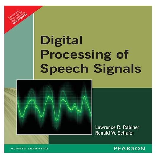 Digital Processing of Speech Signals, 1e